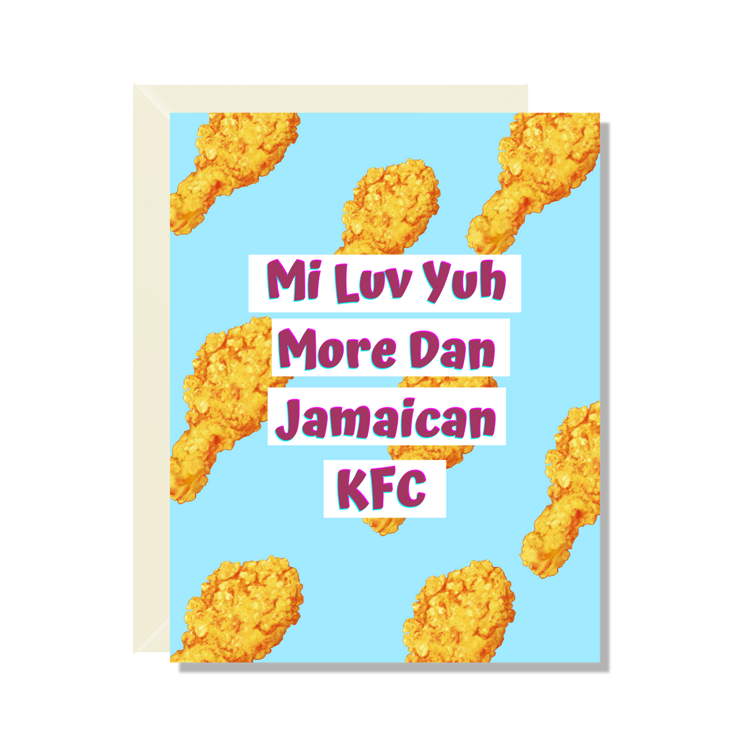 More Dan KFC Greeting Card