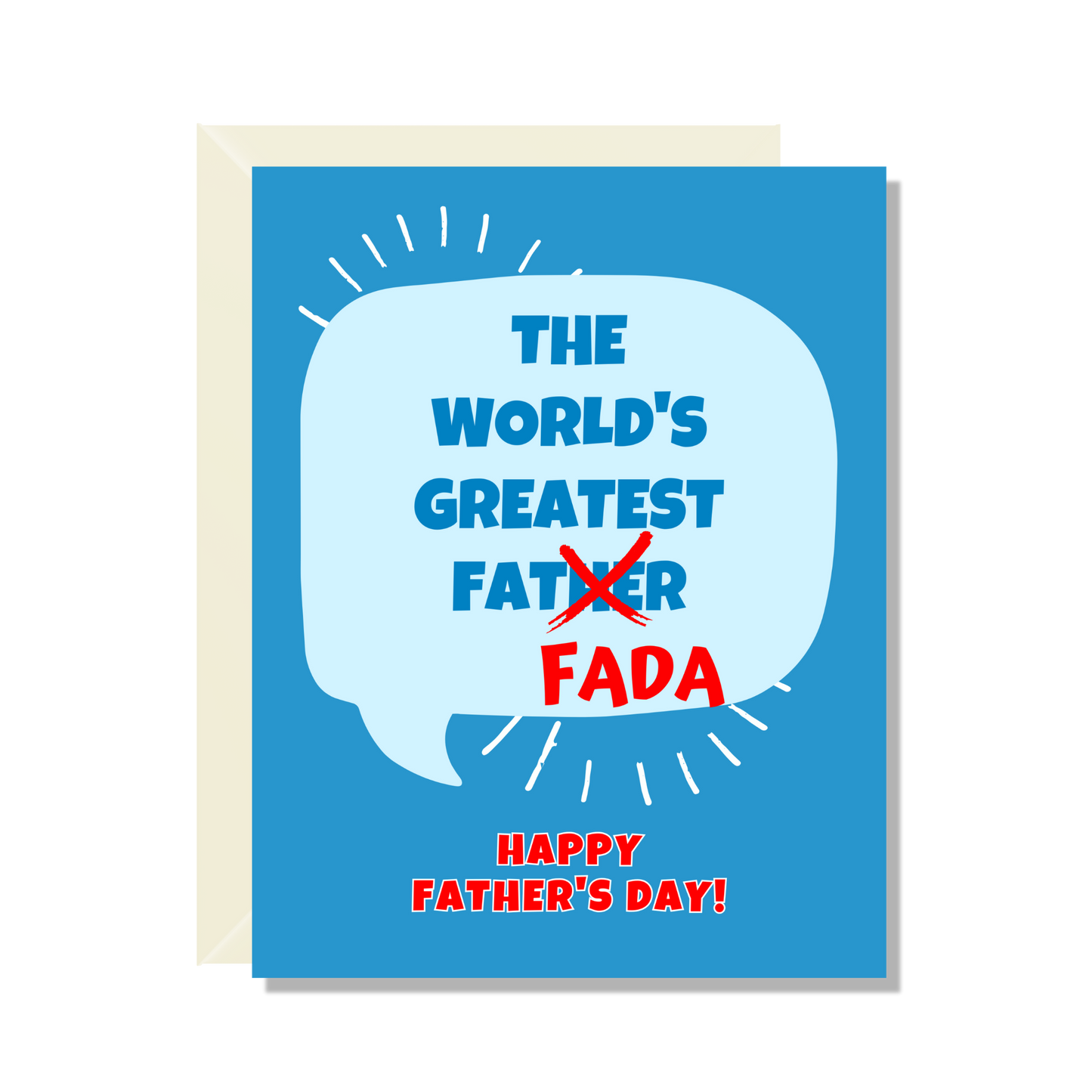 World's Greatest Fada Greeting Card
