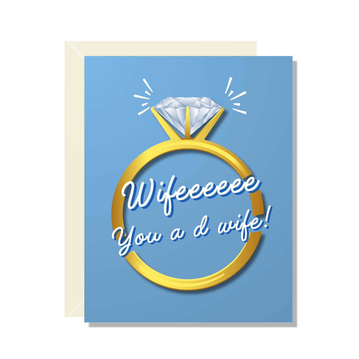 Yuh A Di Wife Greeting Card