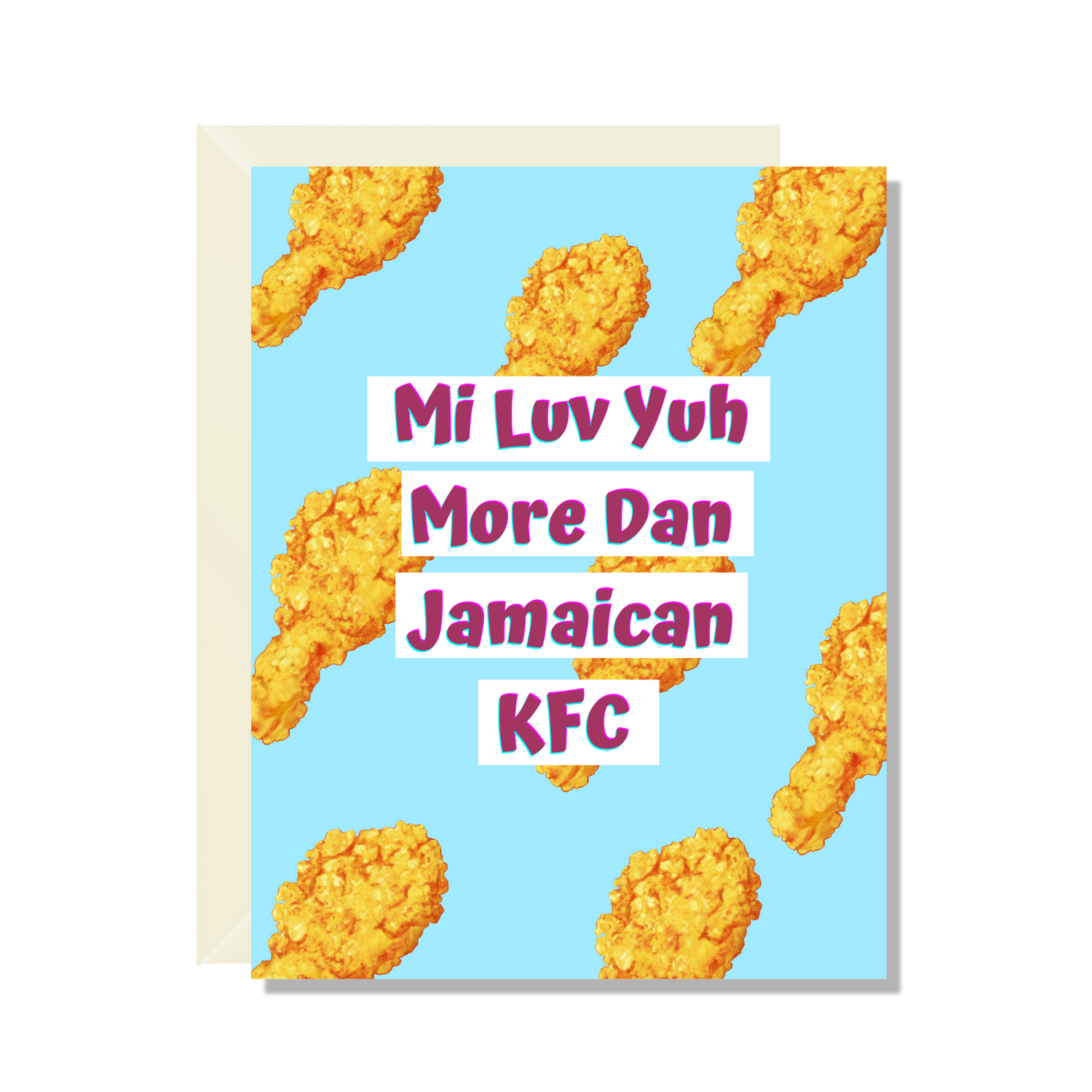 More Dan KFC Greeting Card