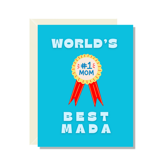 Best Mada Greeting Card