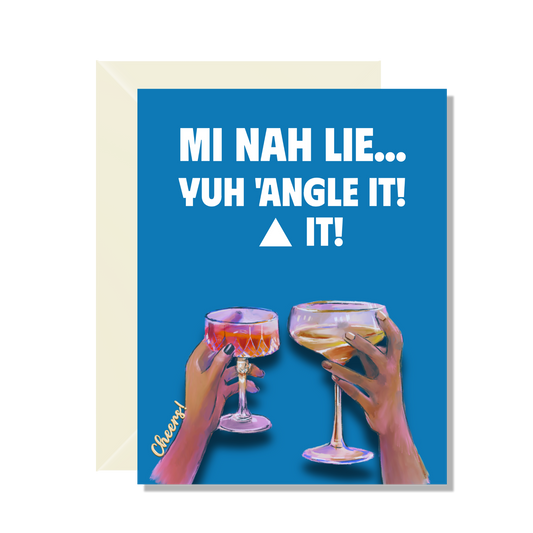 'Angle It Greeting Card