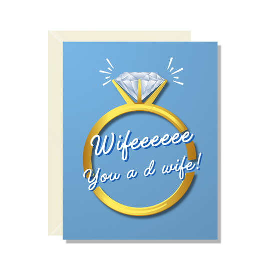 Yuh A Di Wife Greeting Card